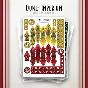 Dune: Imperium - Board Game Sticker Set