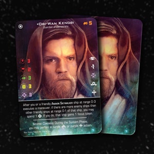 Obi-Wan Kenobi (Eta-2 Actis) - X-Wing Second Edition - Custom Alt Card