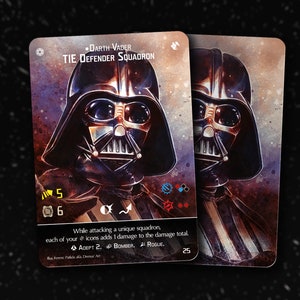 TIE Defender Squadron (Darth Vader) - Armada - Custom Alt Card