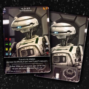 L3-37 (Escape Craft) - X-Wing zweite Auflage - benutzerdefinierte Alt-Karte
