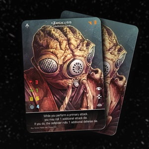 Zuckuss (G-1A Starfighter) - X-Wing Second Edition - Custom Alt Card