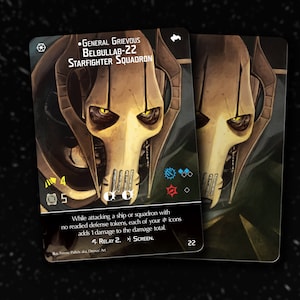 Belbullab-22 Starfighter Squadron (General Grievous) - Armada - Custom Alt Card