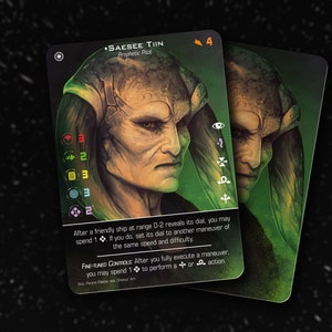 Saesee Tiin (Delta-7B Aethersprite) - X-Wing Second Edition - Custom Alt Card