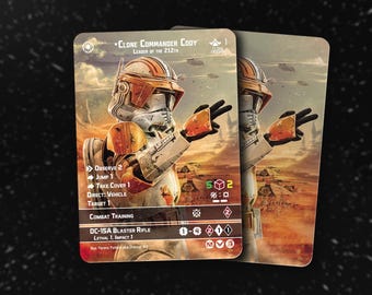 Comandante Clon Cody (Líder del 212) - Legión 2.0 - Tarjeta alternativa personalizada