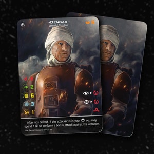 Dengar (JumpMaster 5000) - X-Wing Second Edition - Custom Alt Card