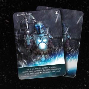 Jango Fett - X-Wing Second Edition Upgrade - Custom Alt Card