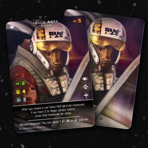 Ello Asty (T-70 X-Wing) - X-Wing Second Edition - Custom Alt Card