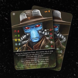 Cad Bane -CIS (Rogue-class Starfighter) - X-Wing Second Edition - Custom Alt Card