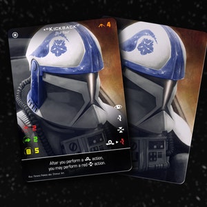 Kickback (V-19 Torrent) - X-Wing Second Edition - Custom Alt Card