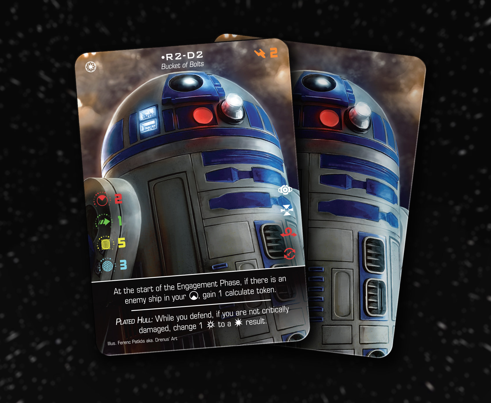 Btl Kit R2 R2-D2 BTL-B Y-Wing X-Wing Second Edition Custom Alt Card | Etsy