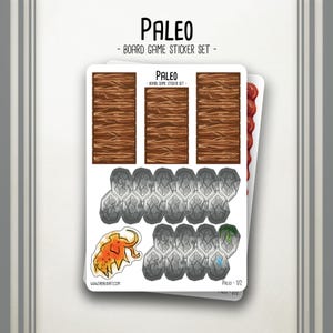 Paleo - Board Game Sticker Set