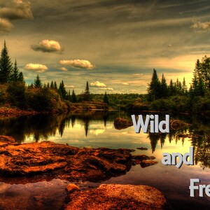 Inspirational Photo, Photographic Sunrise, Outdoor Photography, Landscape Art, Mountain Photo, Wild and Free, Nature Print, Adirondack Lake