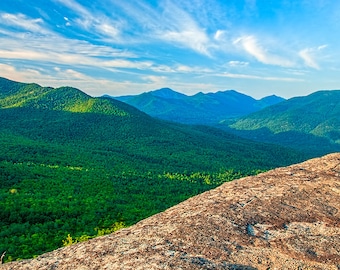 Adirondack Mountains, High Peaks, Mountain View, Adirondacks, Lake Placid, Landscape Print, Adirondack Print,  Nature Photo, Keene Valley