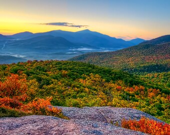 Landscape Photograph, Landscape Print, Autumn Picture, Adirondack Art, Nature Print, Adirondack Mountains, Nature Photograph, Nature Scene