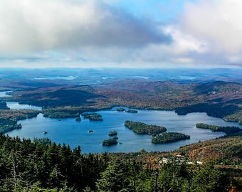 Blue Mountain Lake, Adirondack Mountains, Mountain Photography, Landscape Photography, Adirondack Fine Art, Nature Photography, Nature Print