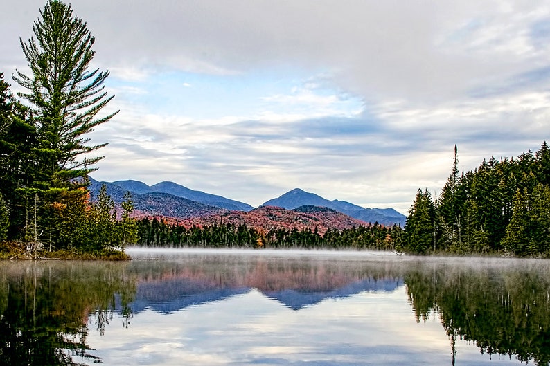 Boreas Pond, High Peaks, Landscape Photograph, Landscape Print, Autumn Picture, Adirondack Art, Nature Print, Adirondack Mountains, Adk Art image 1