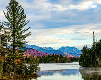 Boreas Pond, High Peaks, Landscape Photograph, Landscape Print, Autumn Picture, Adirondack Art, Nature Print, Adirondack Mountains, Adk Art