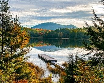 Lake Photography, Home Decor, Adirondack Decor, Mountain Photo, Camp Photo, Adirondack Mountains, Landscape Photograph, Adirondack Fine Art