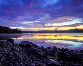 Sunrise Photo, Sunup Picture, Indian Lake, Adirondack Dawn, Adirondack Lake, Adirondack Print, Adirondack Sunrise, Fine Art Photography