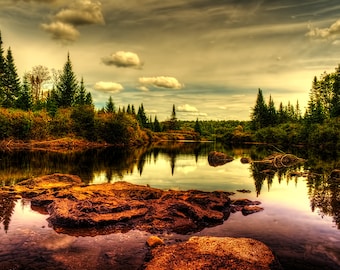 Landscape Photography, Adirondack Mountains, Scenery Print, Fine Art Decor, Adirondack Photo, Reflections Print, Adirondack Peaks, New York