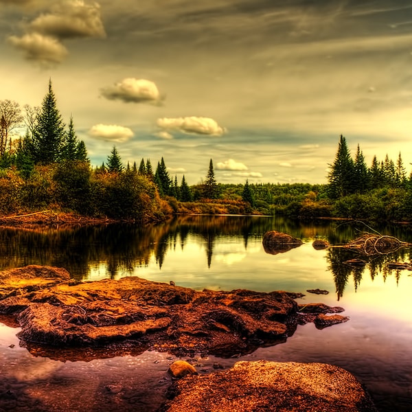 Landscape Photography, Adirondack Mountains, Scenery Print, Fine Art Decor, Adirondack Photo, Reflections Print, Adirondack Peaks, New York