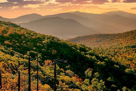 Nature Print Sunrise Picture Adirondack Sunrise Photograph Sunrise Print Picture of Sunrise Fine Art Photography Landscape Photo
