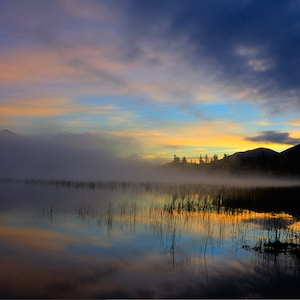 Adirondack Mountain Sunrise Photograph, Lake Placid, Adirondack Mountain Photography, Sunrise Photography, Sunrise Print, Wall Art