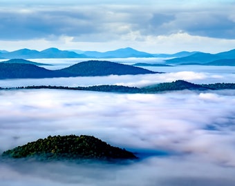Adirondack Mountain Landscape, Mountain Photo, Fine Art Print, Landscape Photo, Country Living, Gift Idea, Forest Landscape, Home Decor