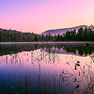 Sunrise Photo, Long Lake, South Pond, Blue Mountain, Landscape Photo, Sunrise Photography, Adirondack Mountains, Adirondacks, Sunrise Print
