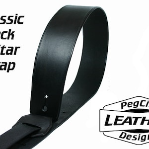 Custom Leather Guitar Strap - Handmade Leather Strap - Electric Guitar Strap - Acoustic Guitar Strap - Personalized Leather Guitar Straps