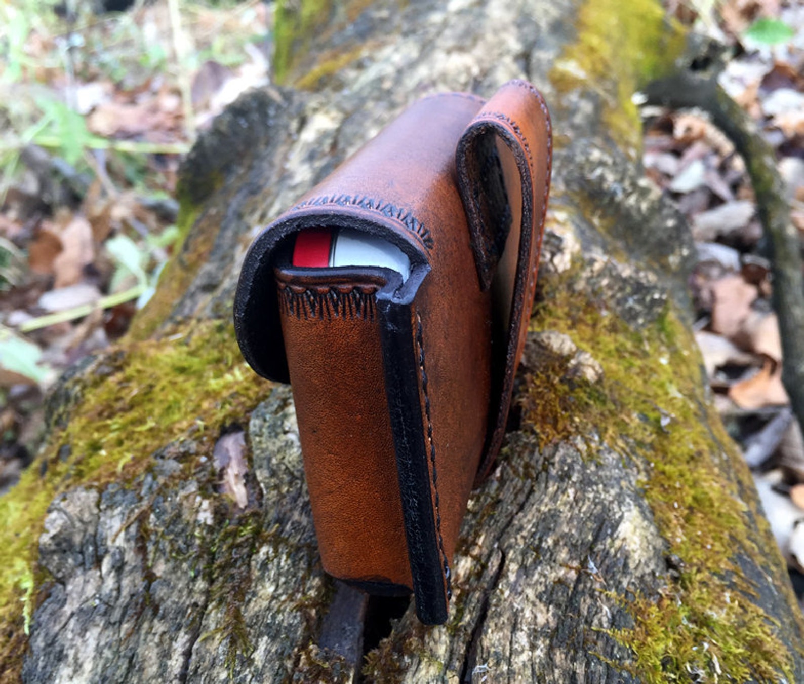 Leather Belt Pouch / Altoids Tin Pouch / Bushcraft Pouch / Etsy