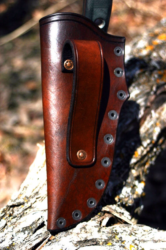 High Quality Leather Knife Sheath by Pegcity Leather / Durable