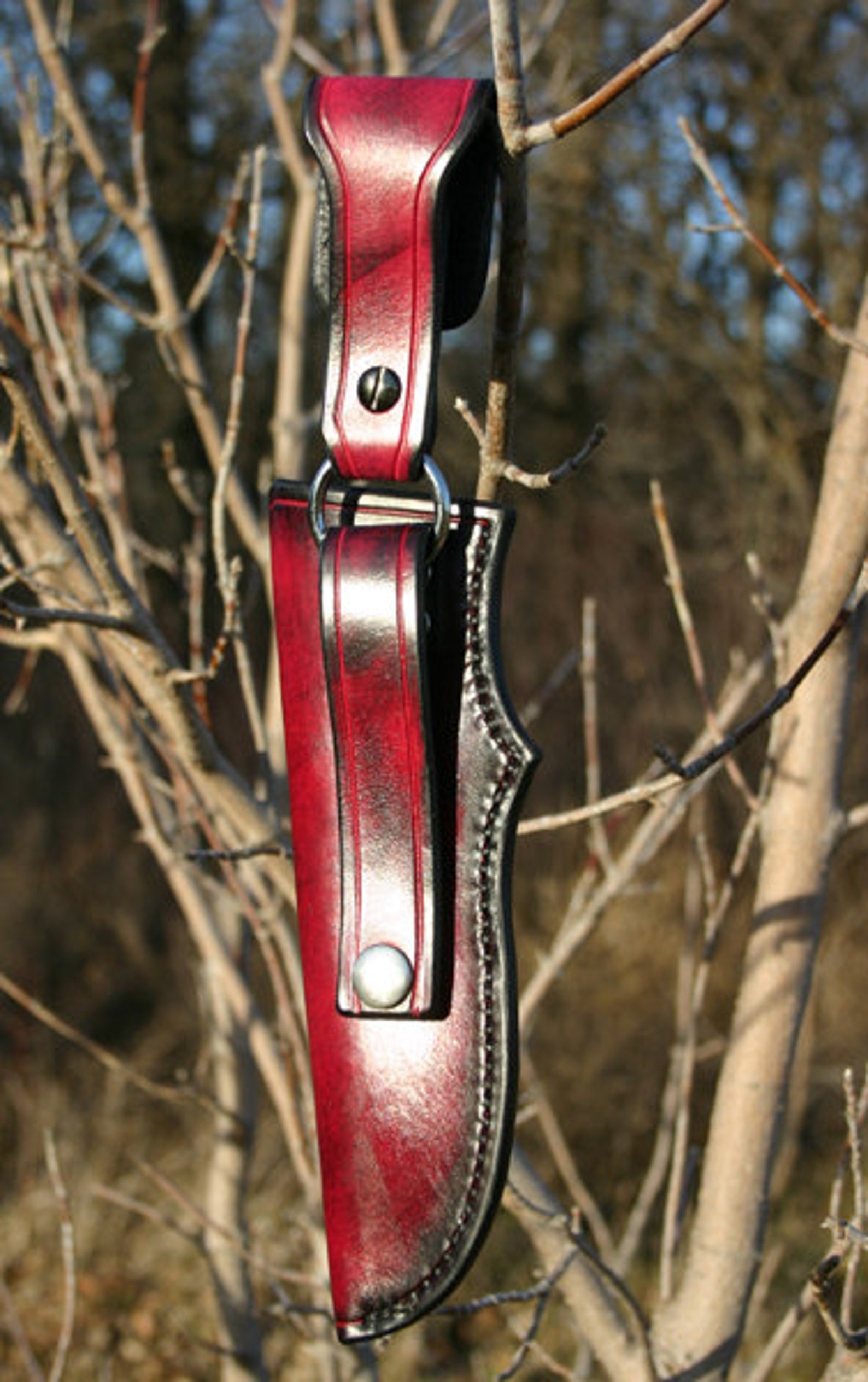 Knife Sheath Leather Knife Sheath Made to Fit Many Knives Unique Custom