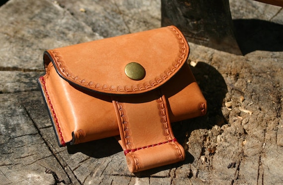 Bushcraft Small Leather Belt Pouch | Altoids Pouch | Camping Gear