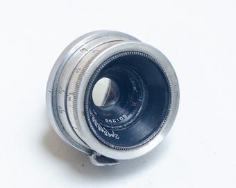 Telemetro Jupiter-12 2.8/35 Kiev-Contax 35 mm f2.8 del 1960. Copia Biogon.