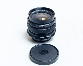 Mir-1V, Mir-1B 37mm f/2.8 M42 2.8/37 Soviet SLR lens. MINT