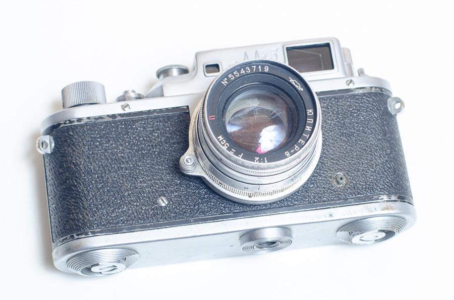 整備済みZorki-3 M + Jupiter-8 2/50 50 mm M39 LTM 35 mmソビエト