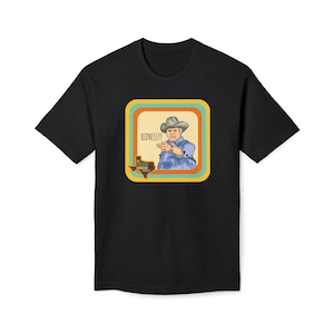 Jock Ewing - BIDNESS! Dallas tv Show Unisex T-shirt, Made in US, Retro Vintage Tee, 80s Fan Gift, Classic tv Series Apparel