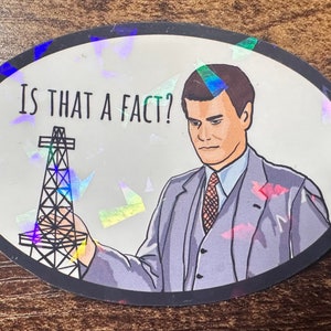 Dallas - JR Ewing Sticker - water bottle or laptop