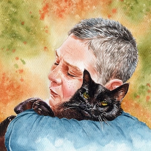 Custom Watercolor Portrait / Stylized Portrait / Water color Portrait / Personalized Watercolor Portrait by Photo / Unique Gift Idea