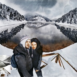 Artista de acuarela de alquiler, acuarelista de alquiler, pintura personalizada a partir de fotografías, encargos de pintura, escenas de acuarela personalizadas, retratos