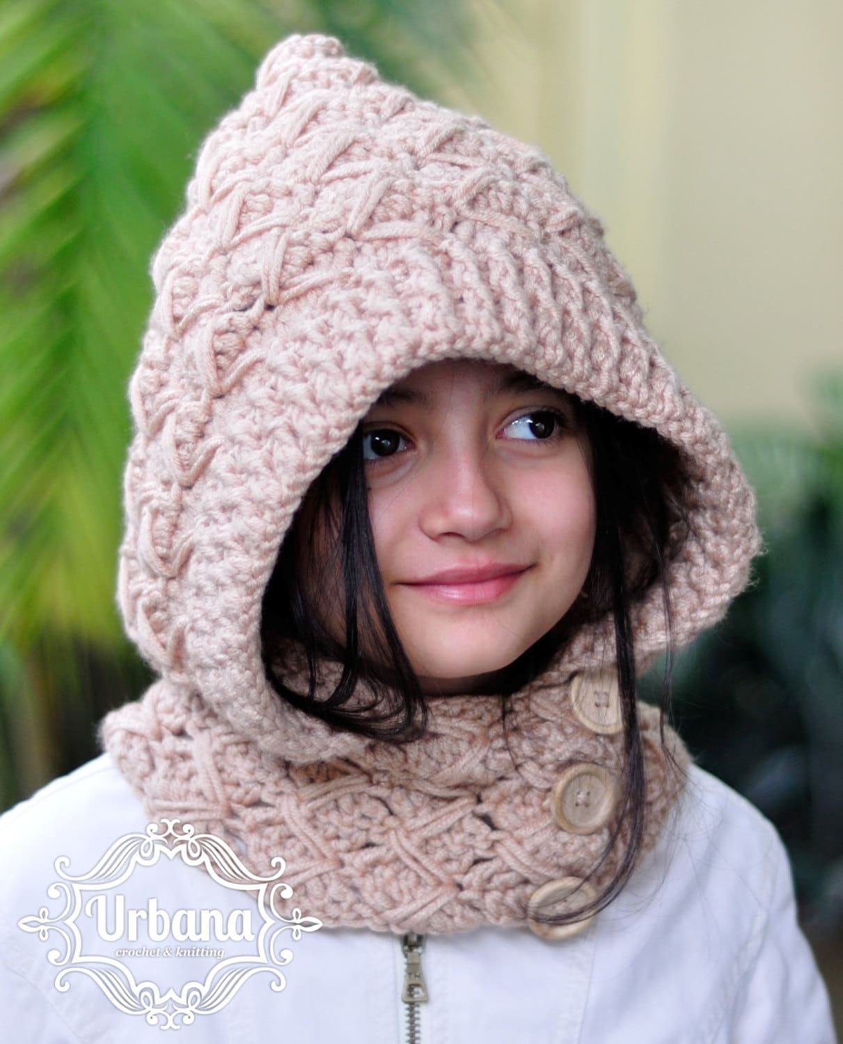 HOODED COWL PATTERN Hooded Cowl Crochet Pattern Crochet Etsy