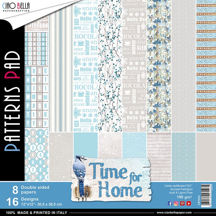 TIME FOR HOME 12 x 12 patterns and solids by Ciao Bella