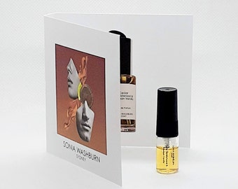 Cedar, Sandalwood & Bourbon Vanilla. Natural Perfume. 1.5 ml Sample size