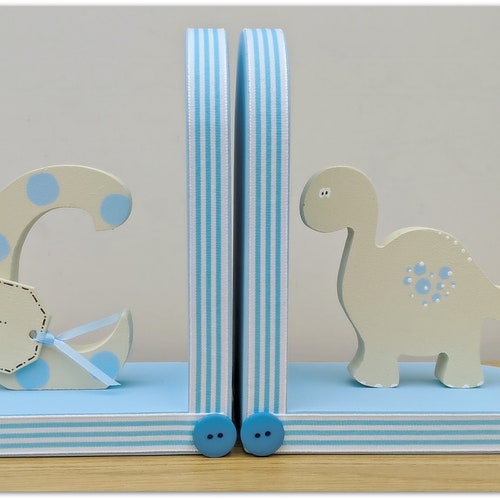 Personalised Star Bookends With Initial for Children. Etsy UK