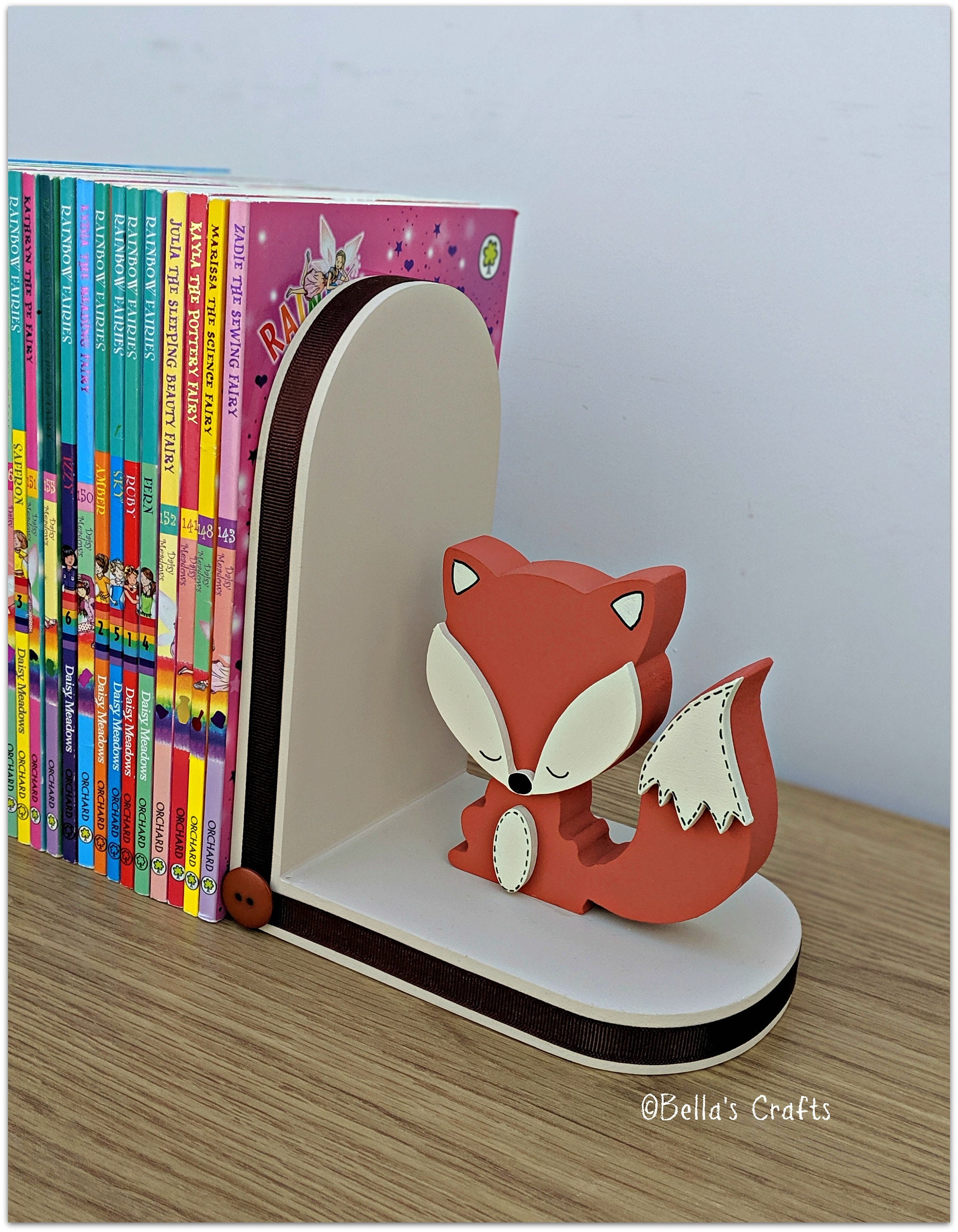 Fox Bookends for Kids Etsy