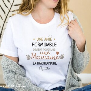 Personalized extraordinary godmother t-shirt - godmother gift - godmother request