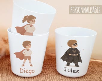 Small, unbreakable, personalized children's cup - preschool/school cup - customizable children's cup - name cup for daycare