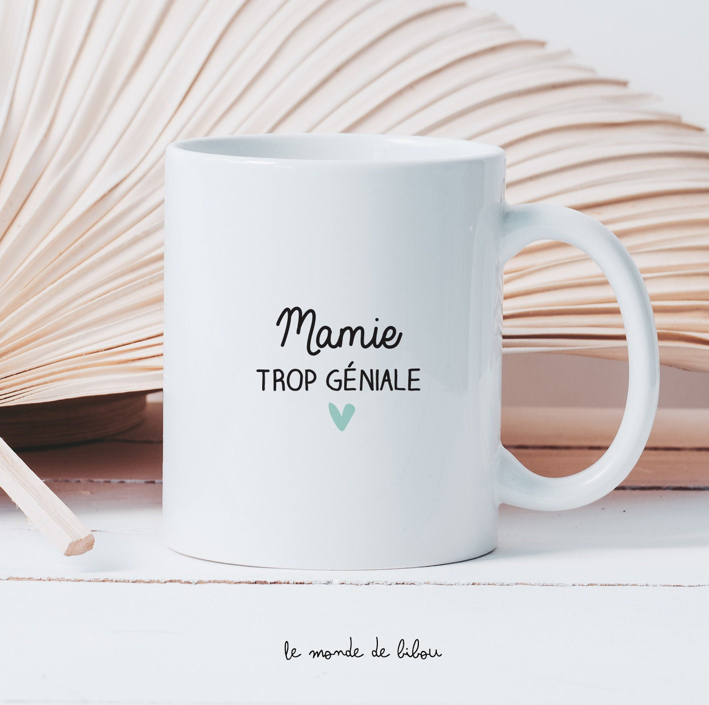 Mug Mamie Trop Géniale Personnalisable - Tasse Personnalisée Cadeau Cadeaux Fête Des Grands-Mères Su