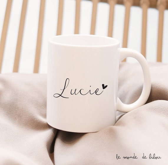 Mug personnalisable prénom cadeau personnalisé pour toute la famille jolie tasse  personnalisée -  France